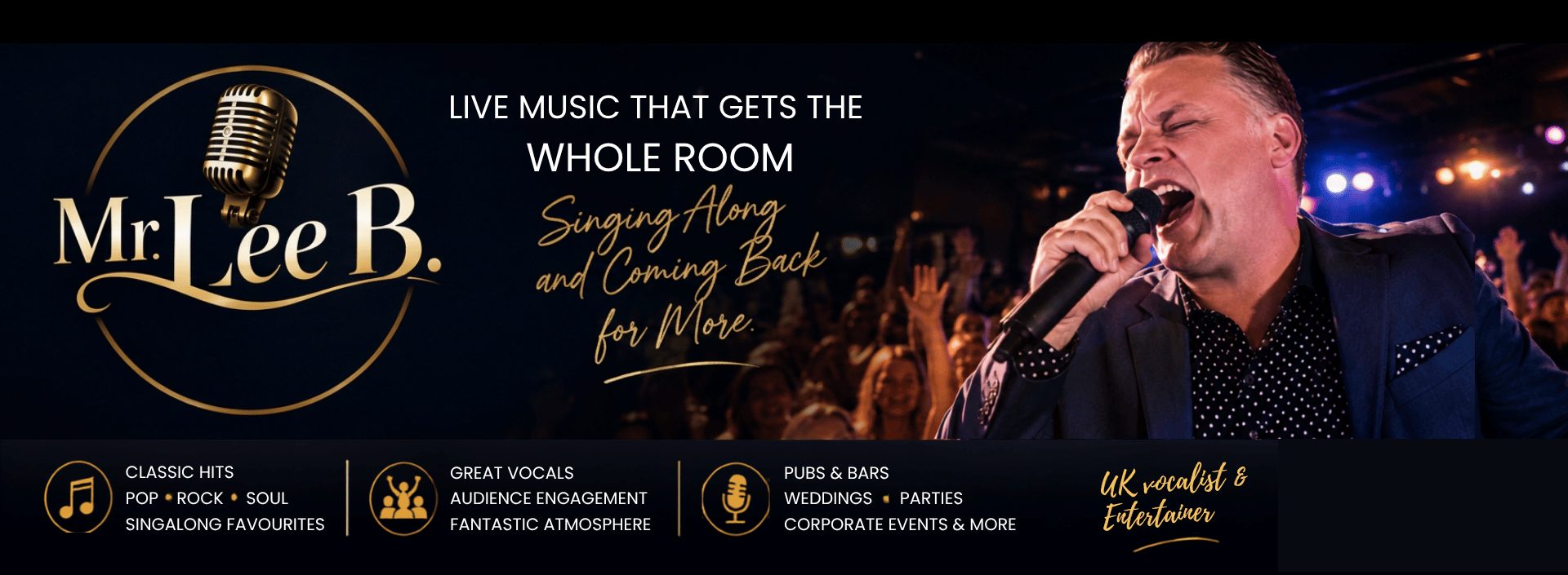 Mr. Lee B. — Live Vocalist & Entertainer